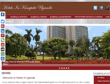 Tablet Screenshot of hotelsinugandakampala.com